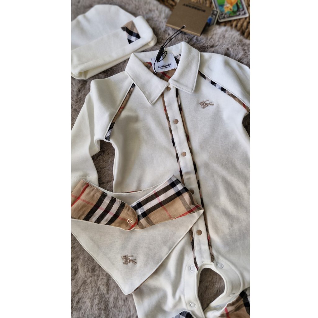 ست 3 تیکه اسپرت طرح Burberry ترک