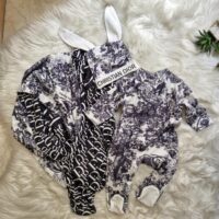 ست بیمارستانی 3 تیکه اسپرت موهر طرح دیور Dior ترک