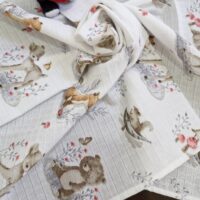 خشک کن نوزادی موسلین طرح آهو Berfin bebe ترک