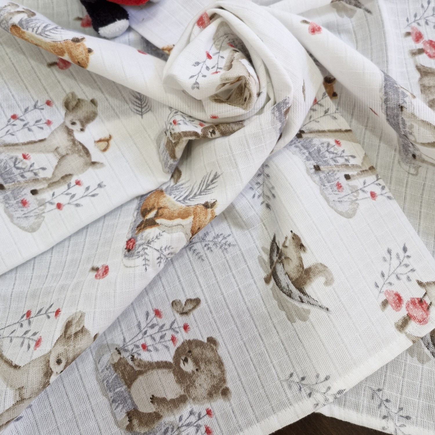 خشک کن نوزادی موسلین طرح آهو Berfin bebe ترک خشک کن نوزادی موسلین طرح آهو Berfin bebe ترک