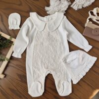 سرهمی وکلاه دخترانه نوزادی دانتل ترک